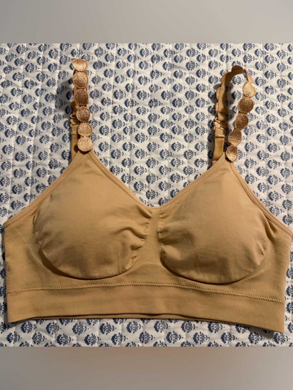 Strap-it’s Seamless Nude Bralette with Decorative Strap